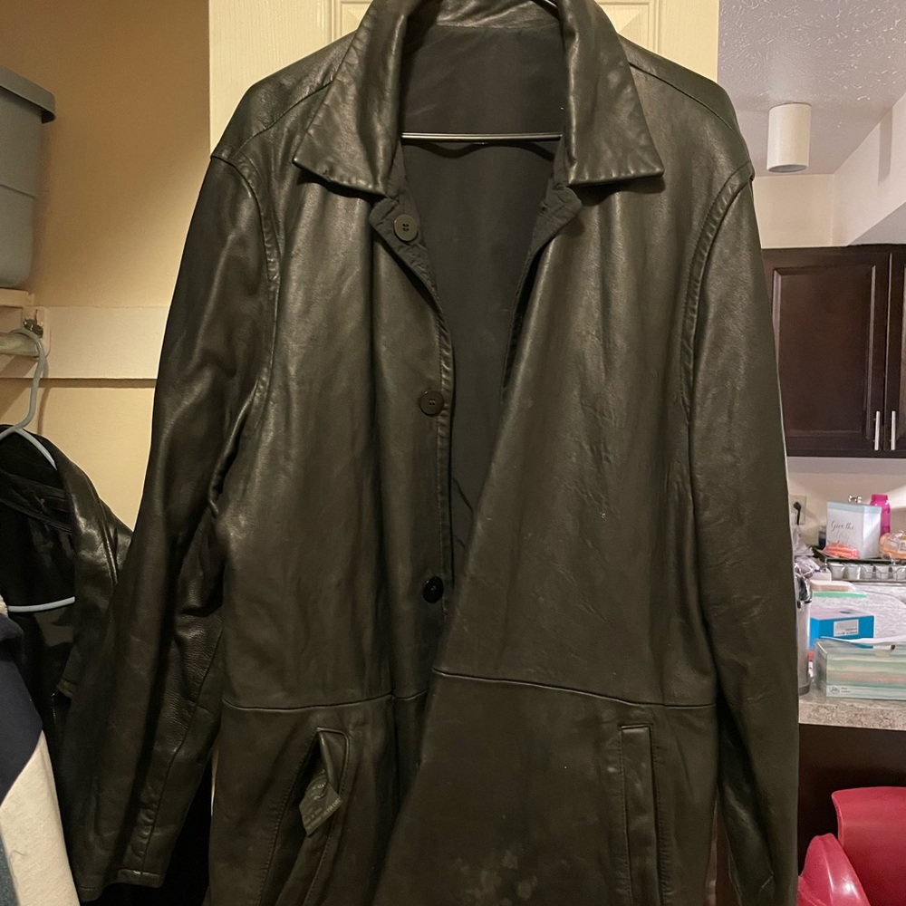 Man’s leather jacket